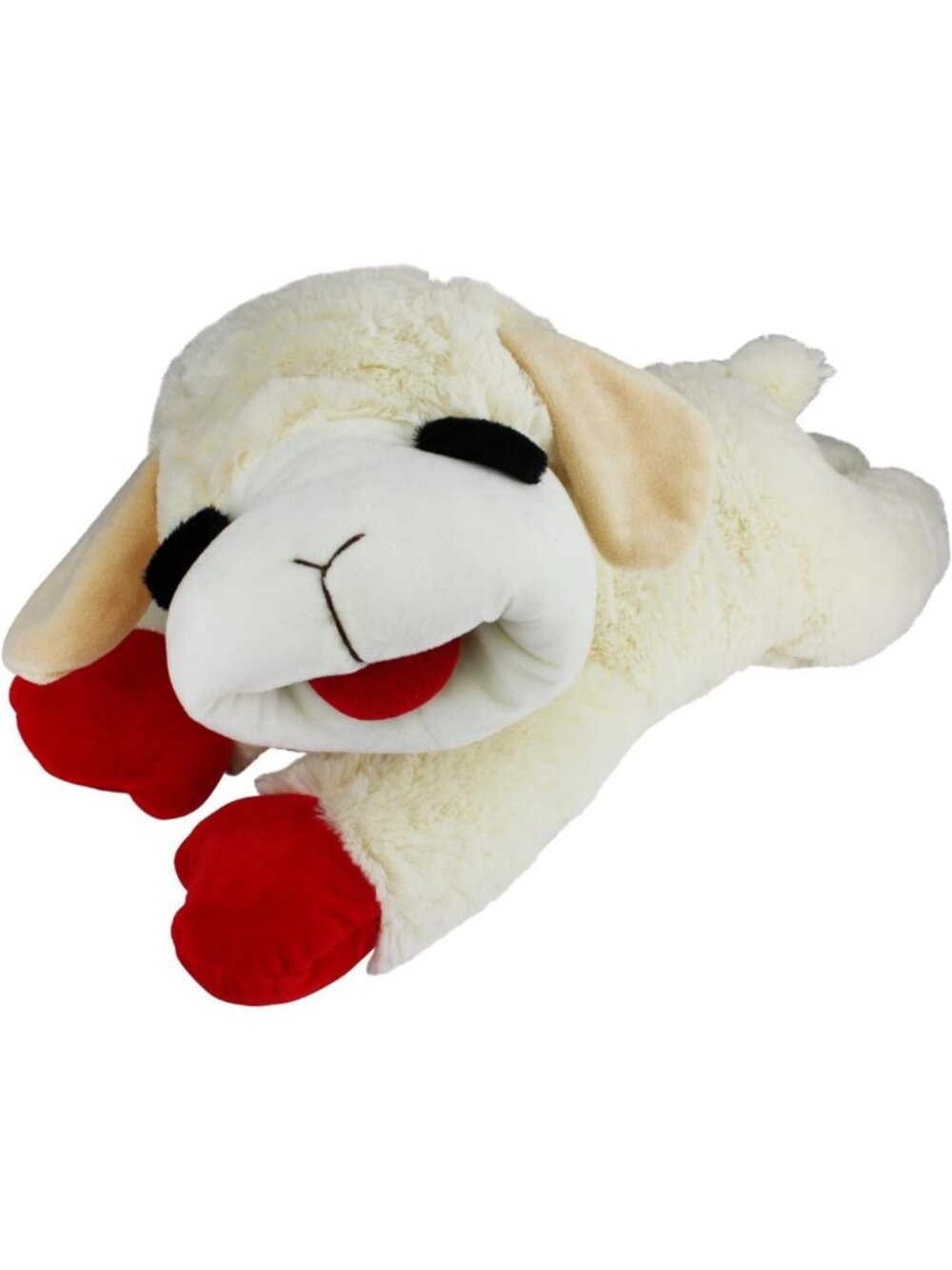 24” Plush Dog Toy with Squeaker - Soft Lambchop Design, Perfect for Playtime